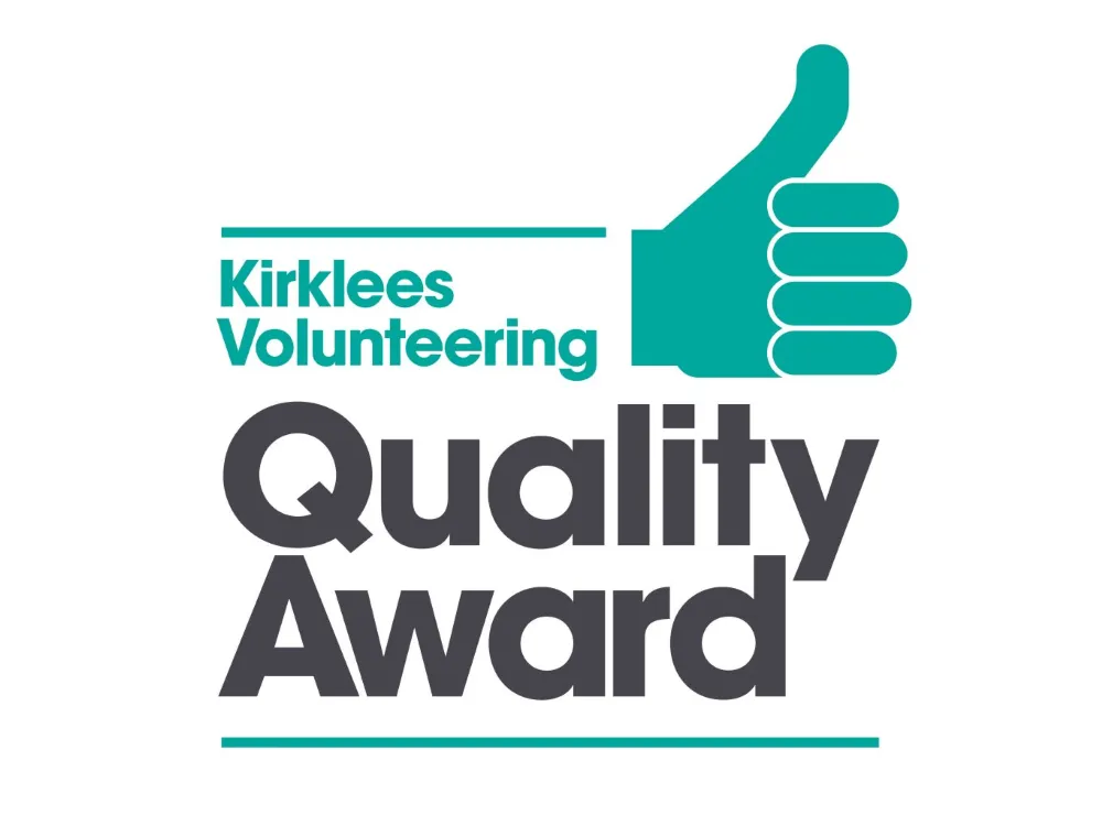 Logo for the Kirklees Volunteering Quality Award Programme