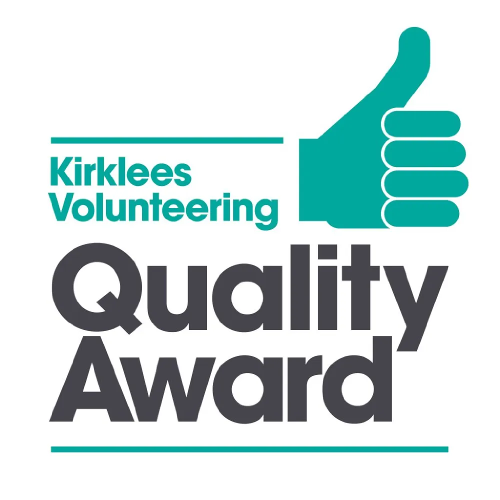 Logo for the Kirklees Volunteering Quality Award Programme