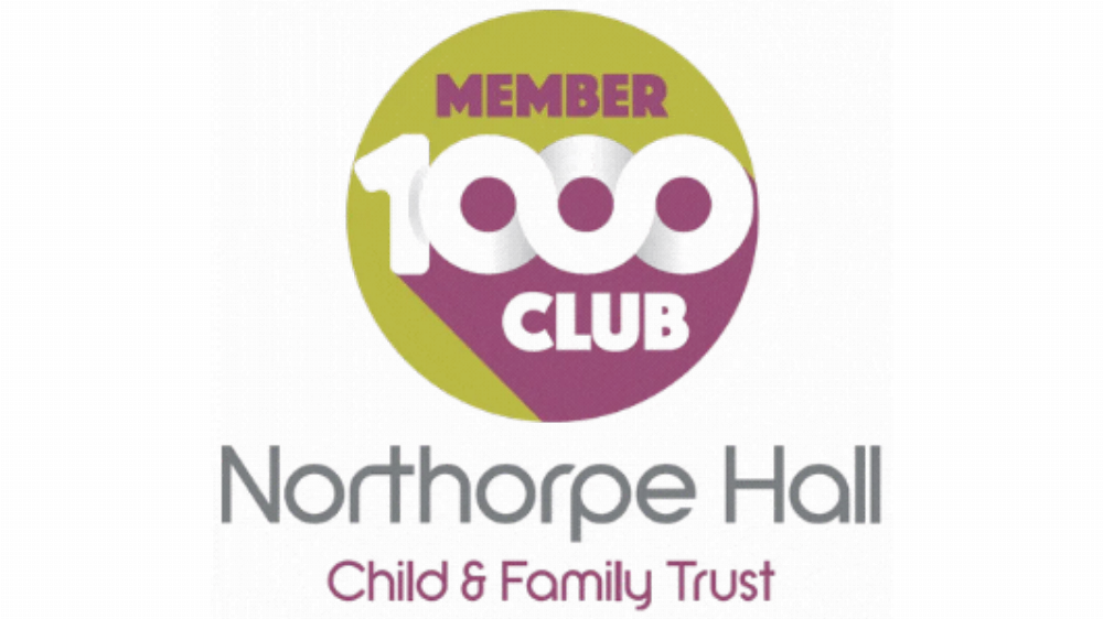 Logo of our £1000 fundraising club