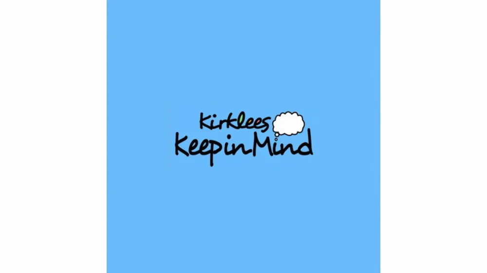 image with words kirklees keep in mind cloud shape over the letter i in Mind