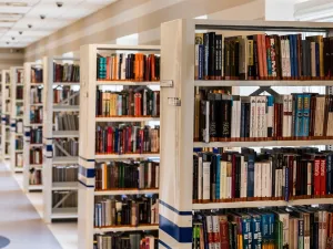 Image of library stacks