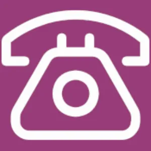 Icon of rotary dial telephone