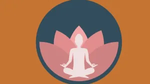 Image of a person doing the lotus position
